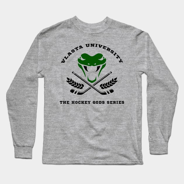 Vlasta University (The Hockey Gods Series) Long Sleeve T-Shirt by Author Xavier Neal